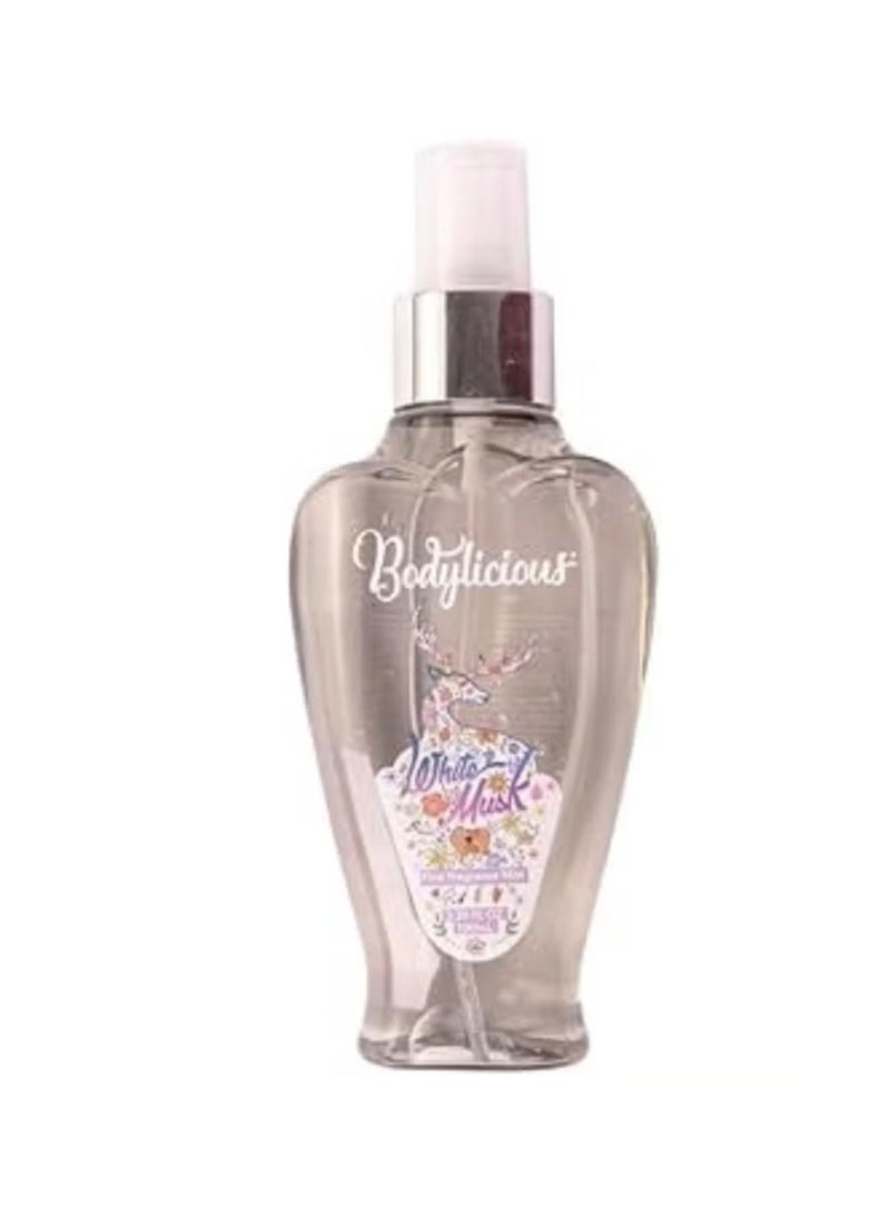 بودي ليشاس معطر للجسم برائحة المسك الأبيض من بوديليشوس، 217 مل - Image 1